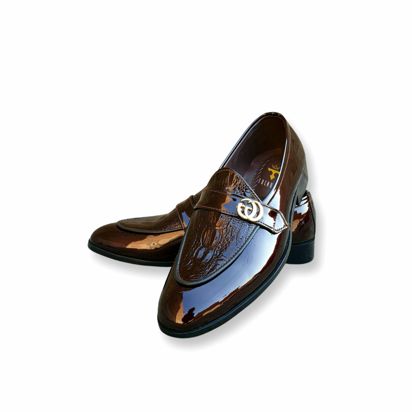 PATEN SLIP ONS - GG - BLACK