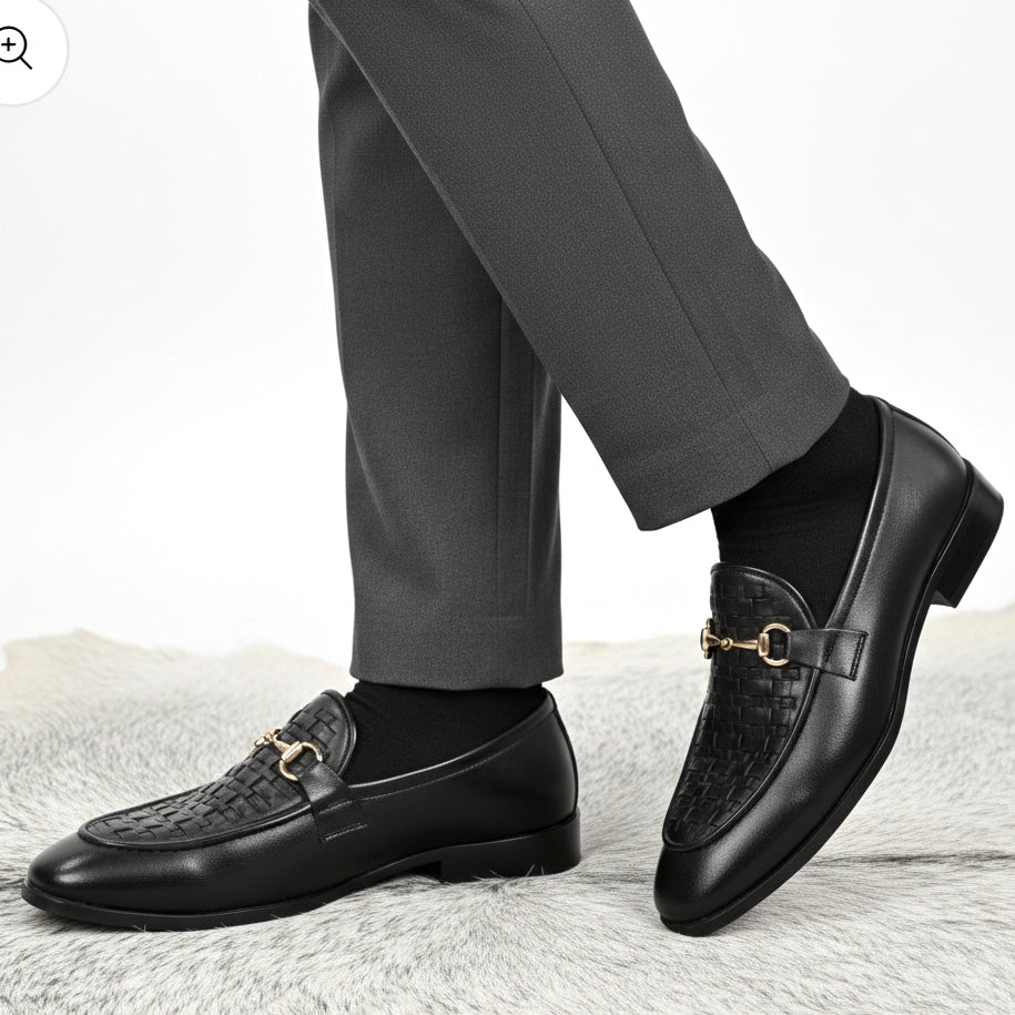 HB- BLACK SLIP ONS