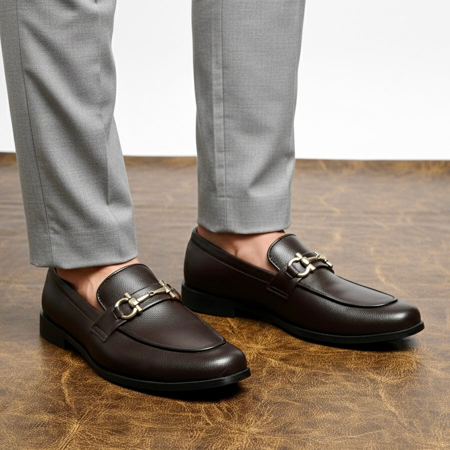 MATTE BROWN SLIP_ONS