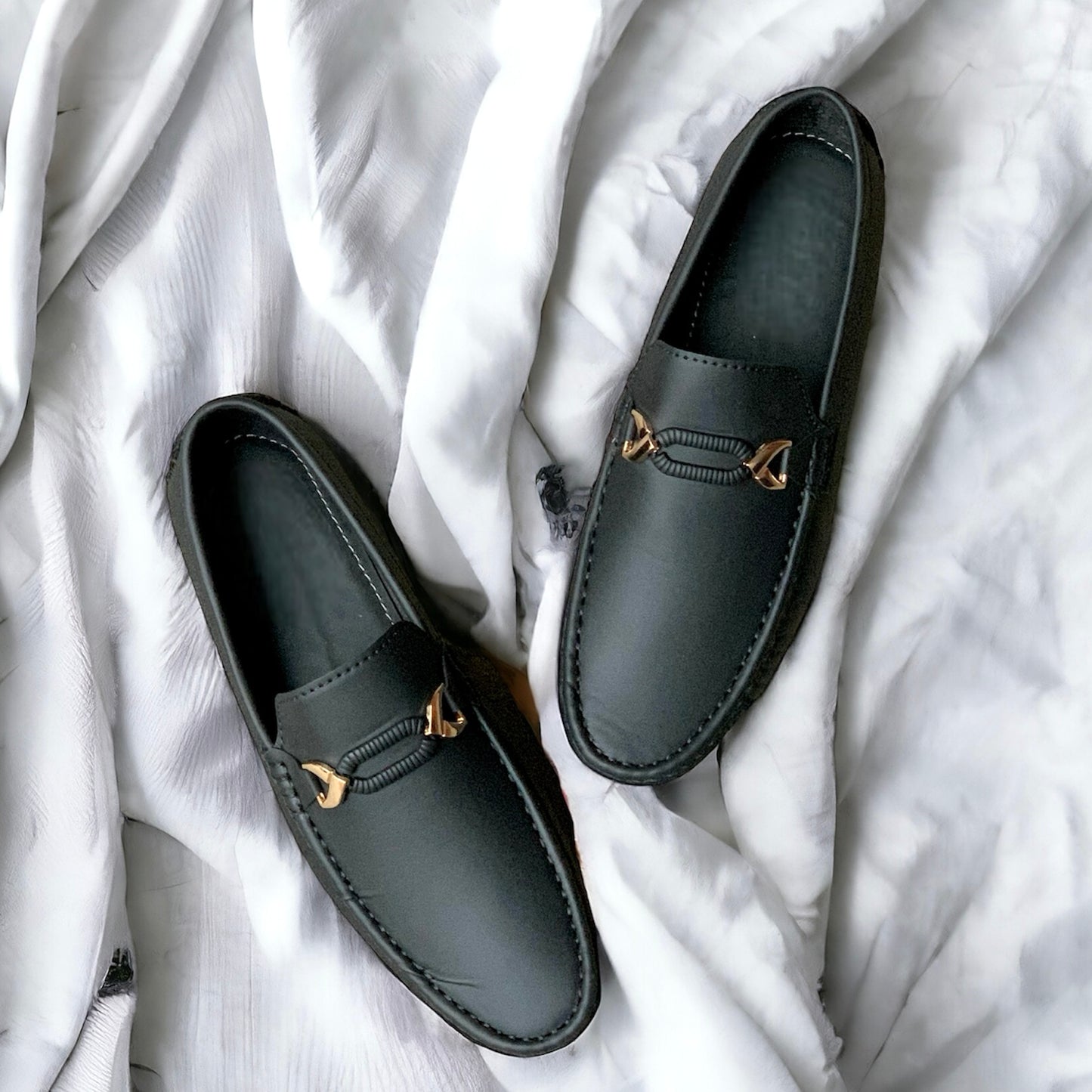 SPRG-BLACK LOAFERs