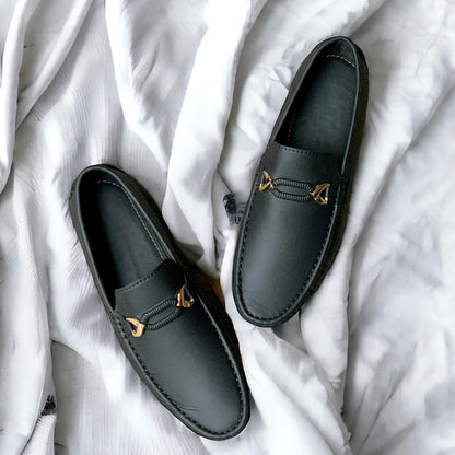 SPRG-BLACK LOAFERs