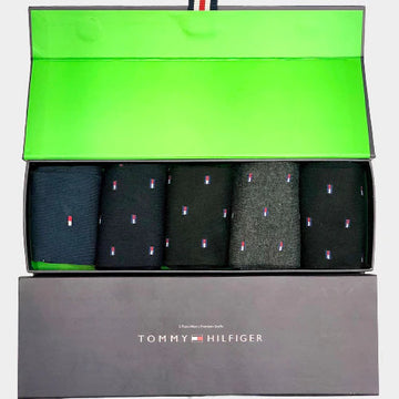 T-O-M-M-Y Pack Of 5 Full Length Socks