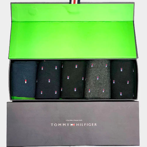 T-O-M-M-Y Pack Of 5 Full Length Socks